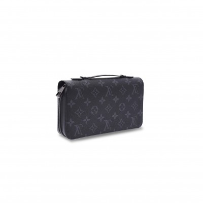 LOUIS VUITTON MONOGRAM ECLIPSE ZIPPY XL N41503  (22*13.5*4cm) 